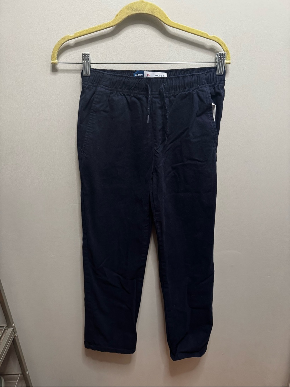NWOT Youth Old Navy Navy Straight Built-in Flex Casual Pants